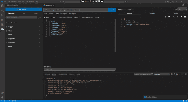 Send request with different rows of data