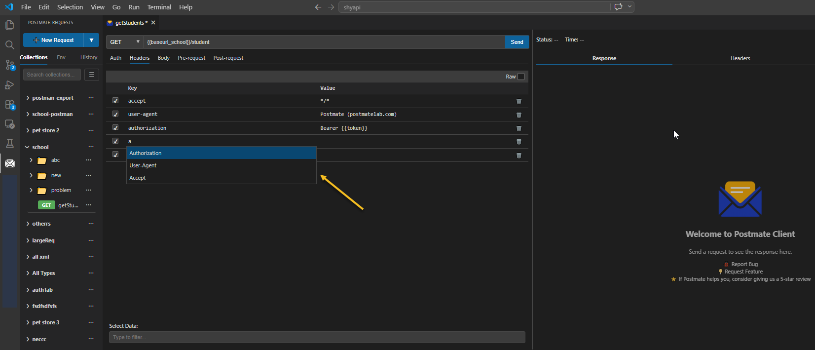 Headers tab in raw mode for bulk text editing